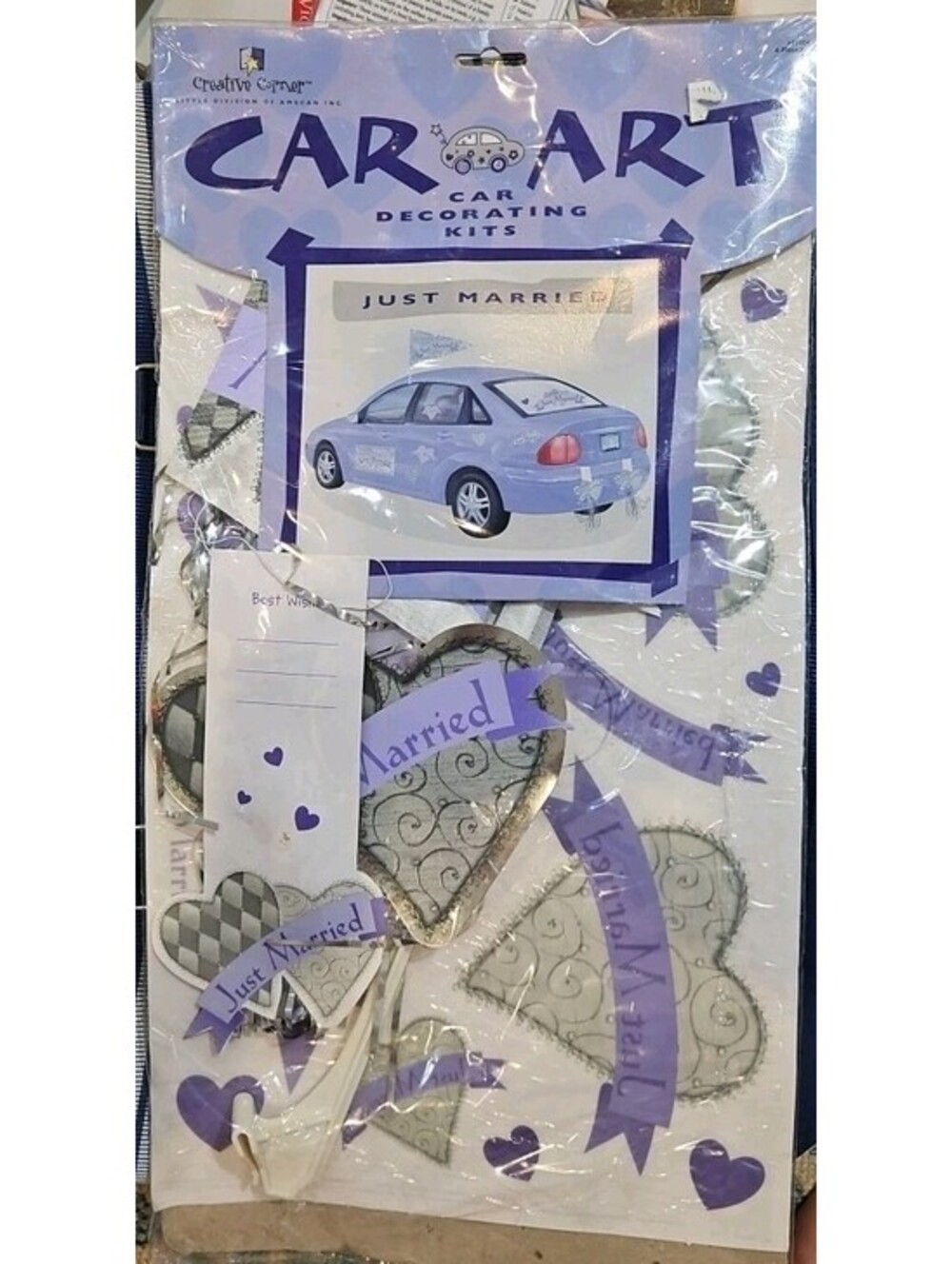 Car Art Just Married Decorating Kit (New)